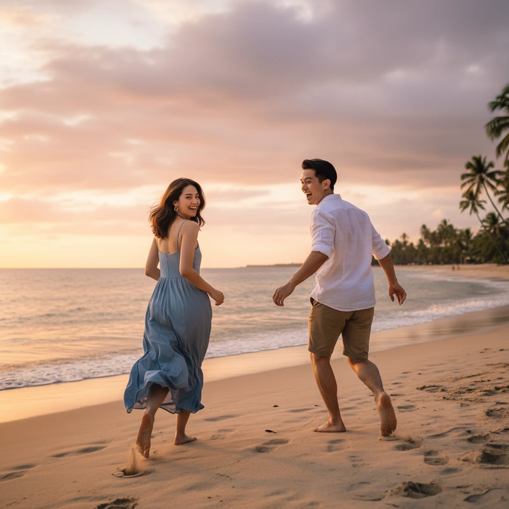 Beach Sunset - Pantai Sore Hari