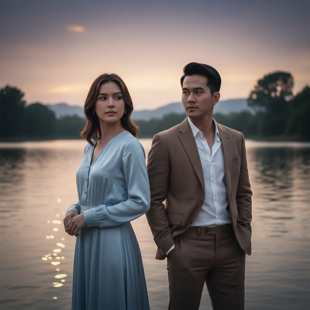 Riverside Reflection - Pantulan Cahaya Danau