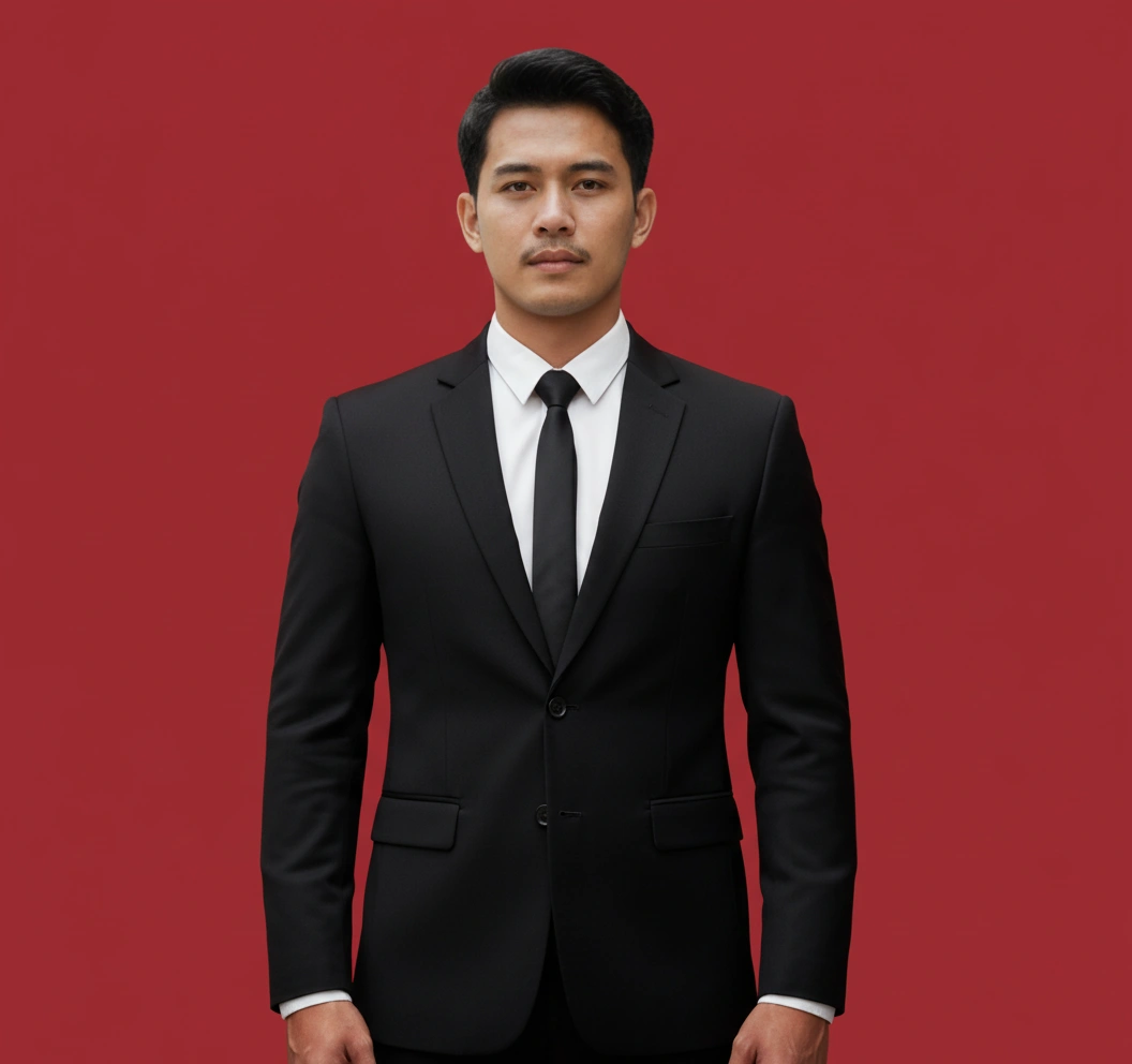 Pass Photo - Background Merah Formal